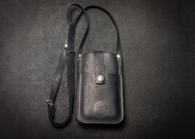 best phone bag to shop now , black leather