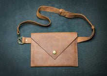 Crossbody bag brown leather