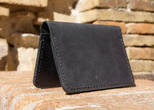 Mens Black Leather Wallet