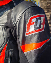 Leather Motorcycle Racing Jacket, Sport Bike Rider Jacket