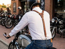 Reinforced Leather Suspenders for Men – Heavy‑Duty Handmade Braces, Personalized Gift | FashionRacing