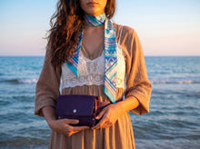 Burgundy Leather Crossbody Bag for Women, featuring minimalist design