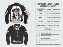 Modische Herren-Motorradjacke aus Leder – Sportliche Motorradbekleidung, CE-Schulter- und Ellbogenprotektoren