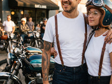 Tirantes de cuero personalizados para hombre – Tirantes en forma de Y, regalo para padrinos de boda