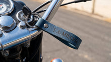 Personalized Leather Keychain 12 x 1.5 cm – Custom Name Engraved Key Strap, Gift for Him or Her