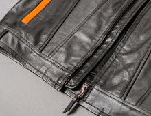 leather vest zipper
