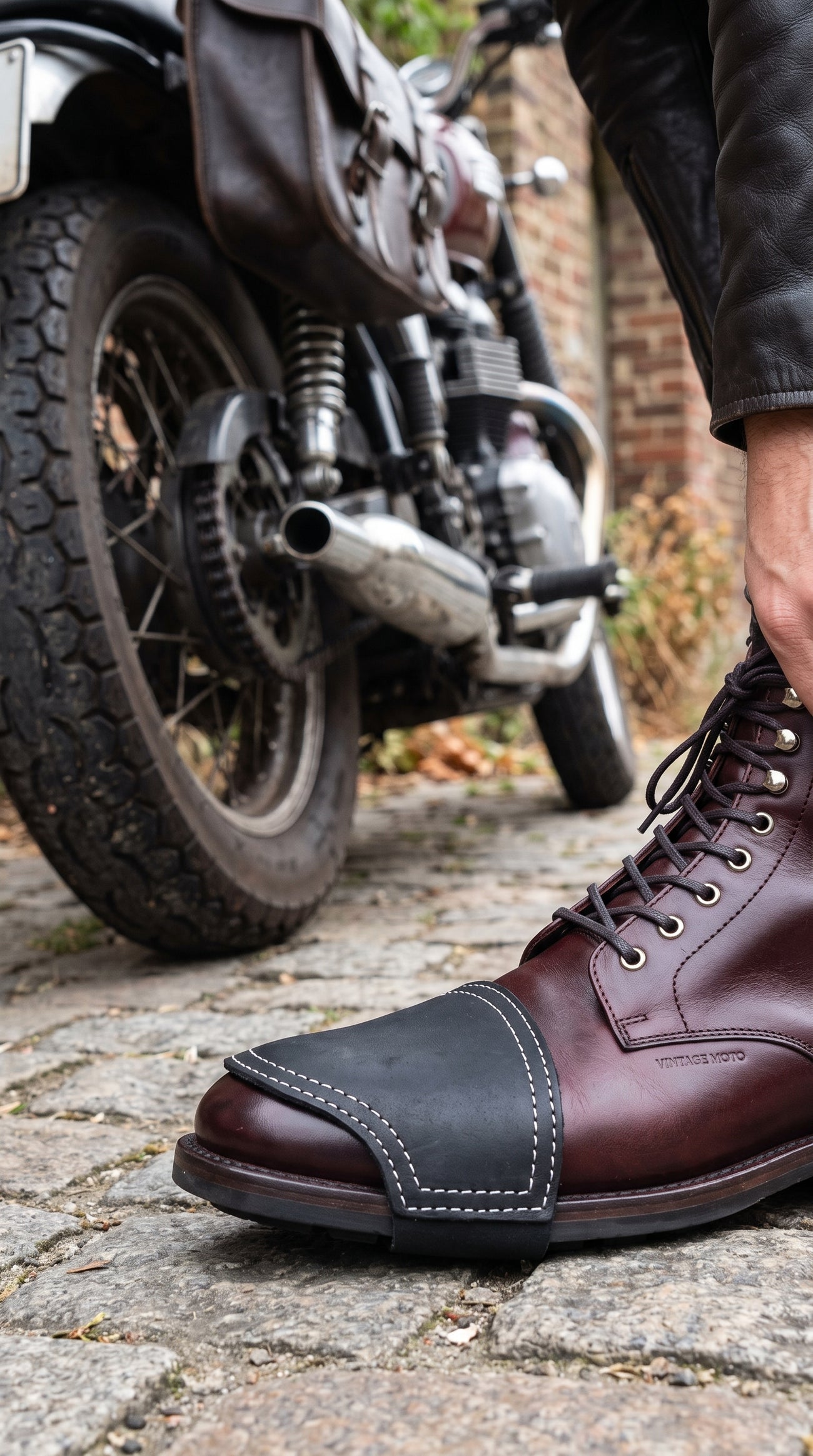 Leather boot protector | Motorcycle shifter protector