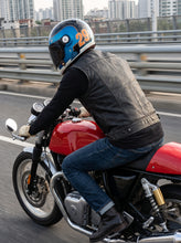 motorcycle leather vest