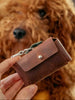 Leather Dog Poop Bag Holder – Personalized & Handcrafted | Premium Leather Gift | Artisan Dog Accessory for Stylish Pet Owners