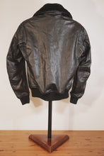 Black Leather Aviator/Bomber Jacket for Men – Custom Made