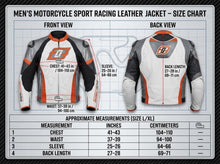 Chaqueta de cuero personalizada para motociclista de carreras de moda para hombre, con protección CE en hombros, codos y espalda, talla 50 (M), Único en su clase