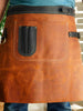 Premium brown leather half apron with a large leather pocket, crafted from genuine leather. Ideal for chefs, baristas, bartenders, or workers, BBQ, Chef, Blacksmith, Tattoo Artist, Restauran, Florist 