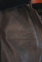 Brown Leather Aviator Jacket for Men – HandCrafted