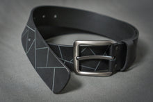 Leather Belt Black handcrafted 