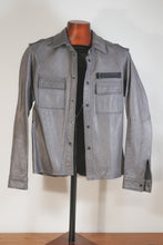 Leather Shirt Jacket for Men – Minimalist Trucker Style