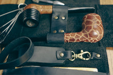 Шкіряний чохол для люльки на 2-3 люльки | Дорожній футляр для тютюну | Персоналізований подарунок для курців люльок