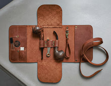 Шкіряний чохол для люльки на 2-3 люльки | Дорожній футляр для тютюну | Персоналізований подарунок для курців люльок