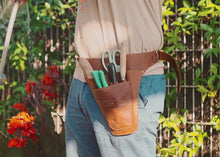 Leather Tool Belt with Scissor Holster | Hairdresser, Barber, Florist, Gardener