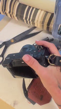 Cinturino per fotocamera in pelle | Cinturino da polso per fotocamera | Personalizzato fatto a mano