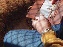 Brown Leather Tobacco Pouch, Cognac Crazy Horse Tobacco Joke | Fashion Racing