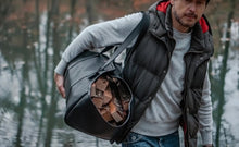 Black Leather Firewood Log Carrier with Sides – Log Tote Bag Handmade | FashionRacing