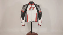 Chaqueta de cuero personalizada para motociclista de carreras de moda para hombre, con protección CE en hombros, codos y espalda, talla 50 (M), Único en su clase