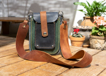 Small leather crossbody bags for women