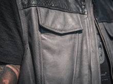 Motorcycle Leather Vest Men, Personalized