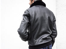 men's bomber leather jacket