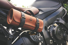 Tool Roll Bag Saddle Harley Chopper Bobber Motorcycle Ant Brn Alligator  Leather