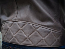 Men's Cafe Racer Jacket, Brown Leather | Handcrafted by FASHION RACING