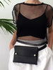 Minimalist Leather Belt Bag