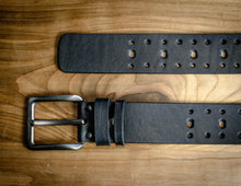 black classic leather belt