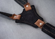 Suede Leather Suspenders