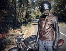 cafe racer leather jacket by Fashion Racing