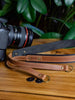 Brown Black Leather Strap for Camera