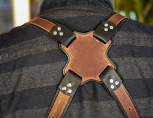 Personalized LEATHER CAMERA HARNESS | Dual camera straps 