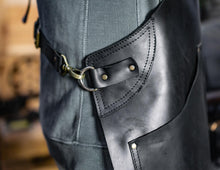 split leg leather apron, blacksmith apron, woodworker leather apron, black leather apron, personalized custom apron