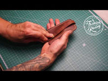 Leather Keychain - Video Tutorial | DIY | Leather key holder PDF Pattern | How to make key cover