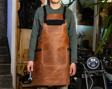 Brown Leather Apron | Work Aprons | Universal size for Mens and Womens