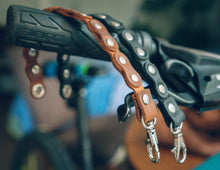 Biker Jewelry | Leather Bike Chain Bracelet