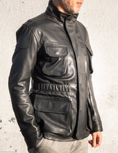 Hunter Leather Jacket, Leather Jacket for Men, Men's Autumn Leather Coat