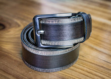 Men’s Leather Designer Belt "Story" | Handcrafted | Vintage Brown