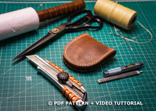 leather coin purse pattern