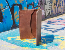 Brown Leather Wallet- Fashion Racing | HandCrafted