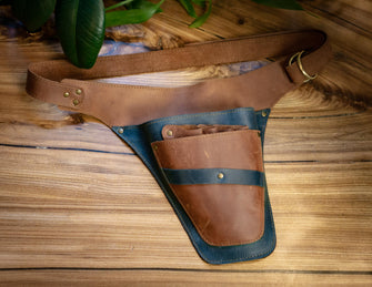 Leather Tool Belt Bag, Florist Tool Belt, Garden Belt, Personalized Bag