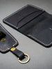 Gift Set | Black Leather Wallet & Keychain Holder Case