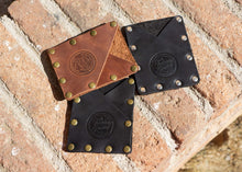 Leather Card Holder | Minimalist Cardholder | Black leather card holder | | Brown leather card wallet