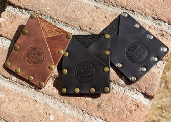 Leather Card Holder | Minimalist Cardholder | Black leather card holder | | Brown leather card wallet