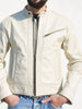 Men's Leather Jacket, Japanese Style Leather Jacket, Cafe Racer Leather Jacket